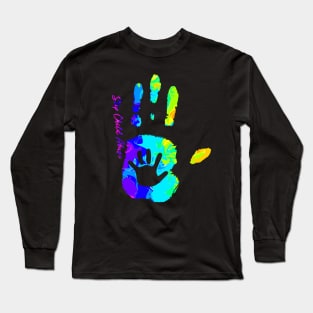 Stop Child Abuse Tie Dye I Can Do All Things Long Sleeve T-Shirt